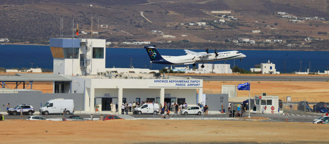 Vechcicle delivery on Paros airport