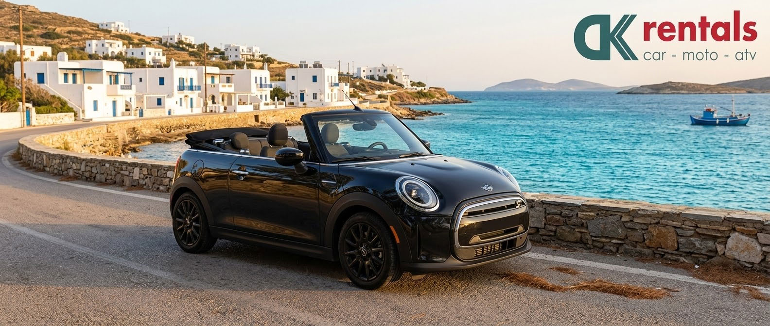 Mini Cooper Cabrio Rental in Paros 2026